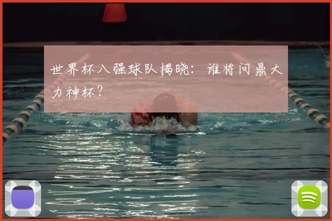 世界杯八强球队揭晓:谁将问鼎大力神杯?